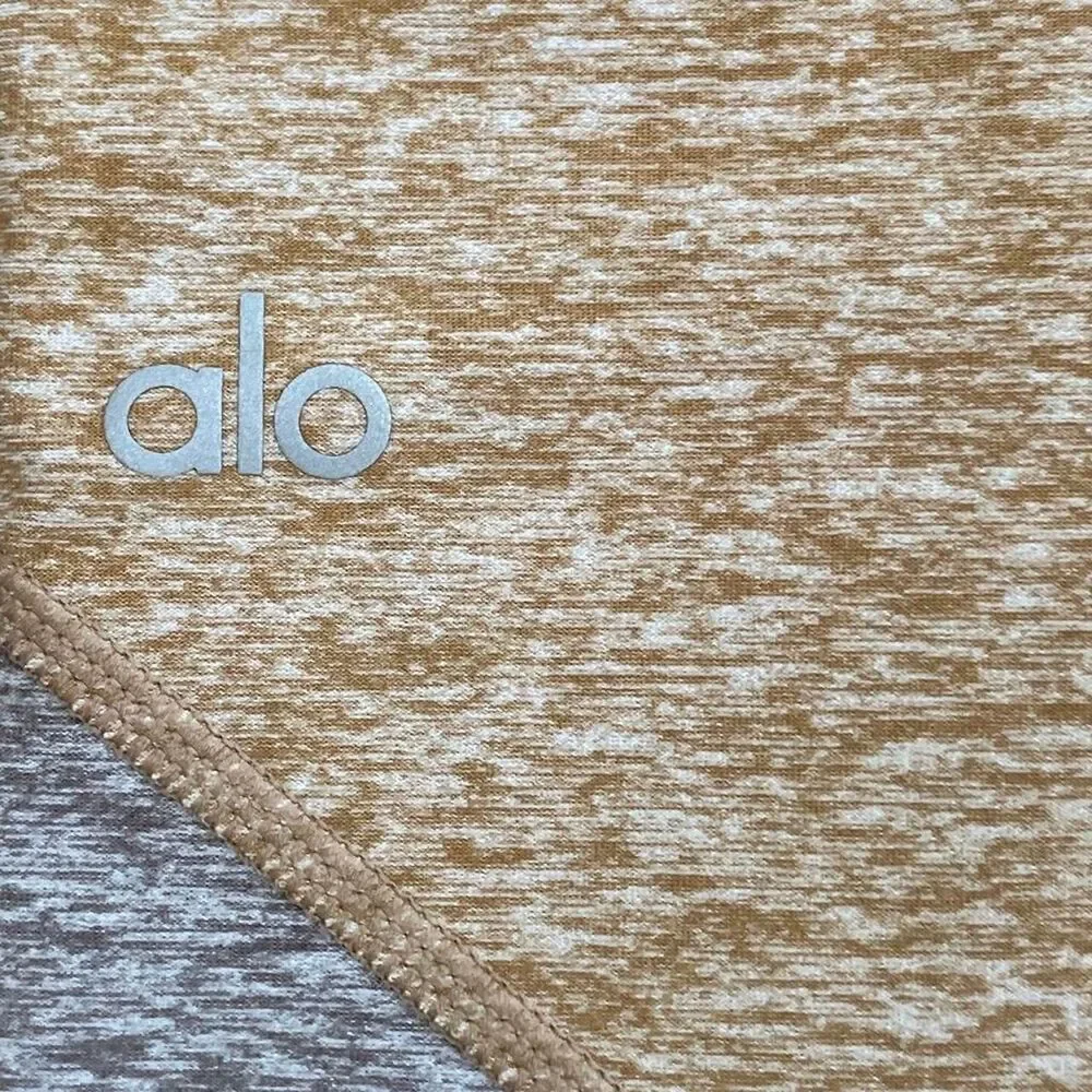 Alo Yoga Alosoft Sheila Colorblock Leggings XS High Waist Yoga Pilates